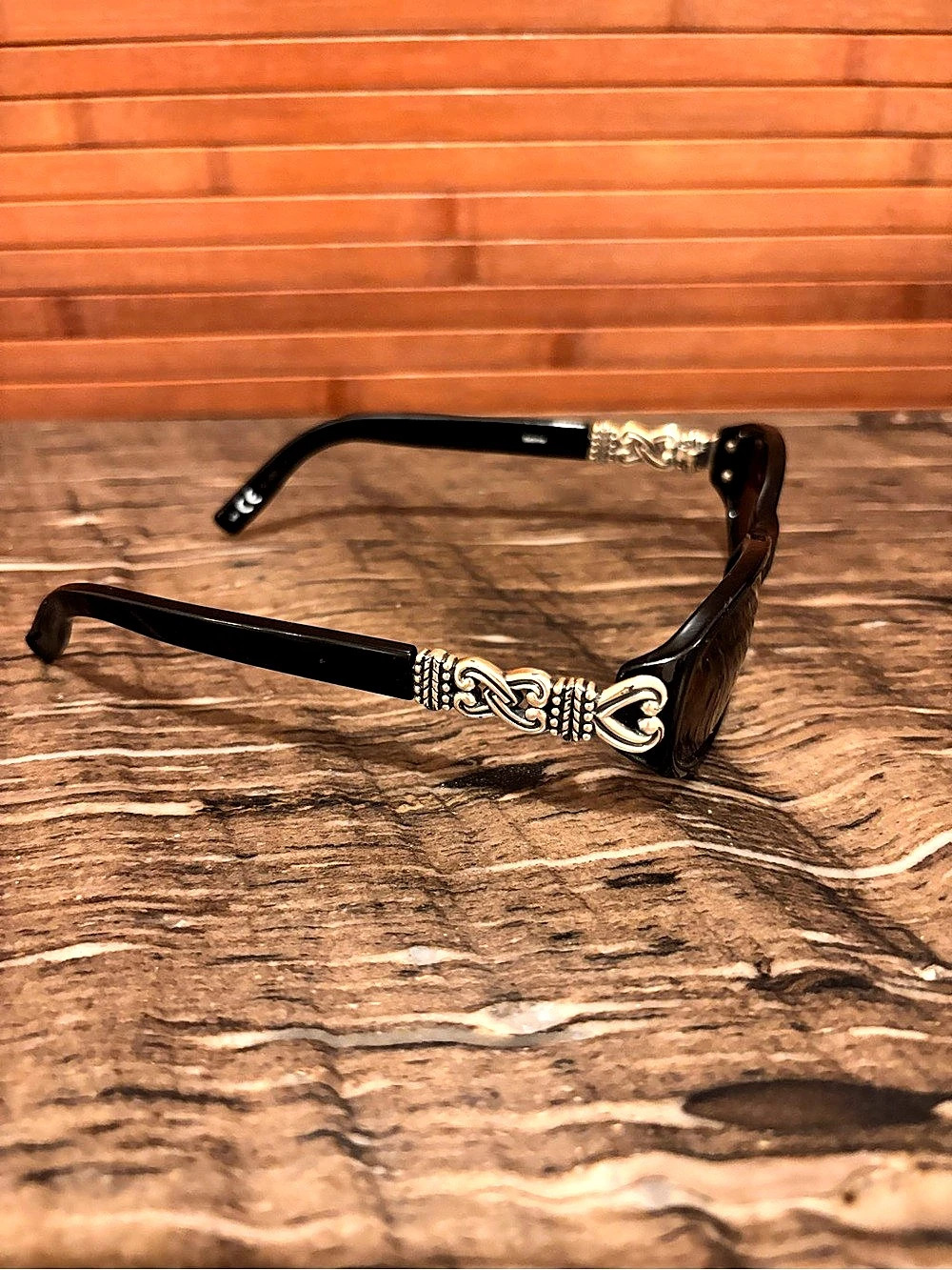 Brighton Sabrina Sunglasses Black & Brown - Picture 7 of 9